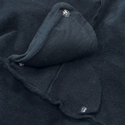 黒染め BIG SILHOUETTE SWEAT