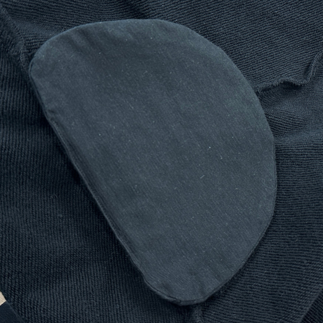 黒染め BIG SILHOUETTE SWEAT