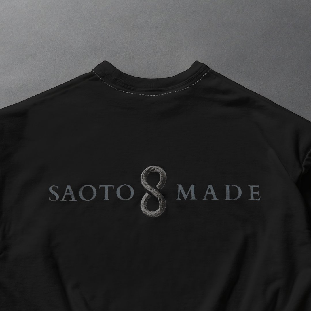 黒染め BIG SILHOUETTE SWEAT