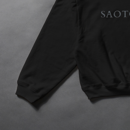 黒染め BIG SILHOUETTE SWEAT