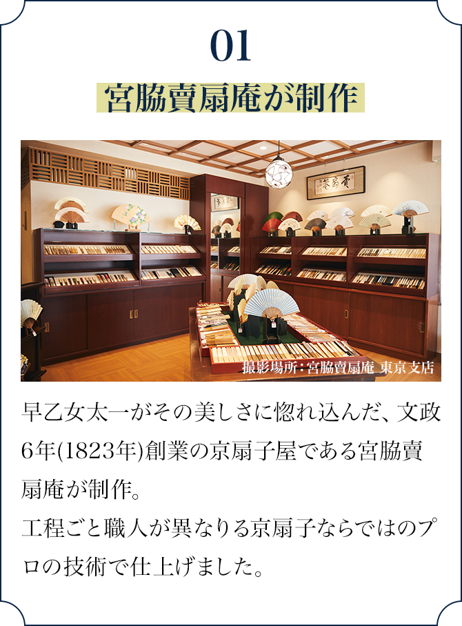 宮脇賣扇庵が制作